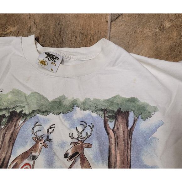 Vintage 90s The Far Side Bummer Of A Birthmark Cartoon T-Shirt Made in USA XL - Picture 7 of 16